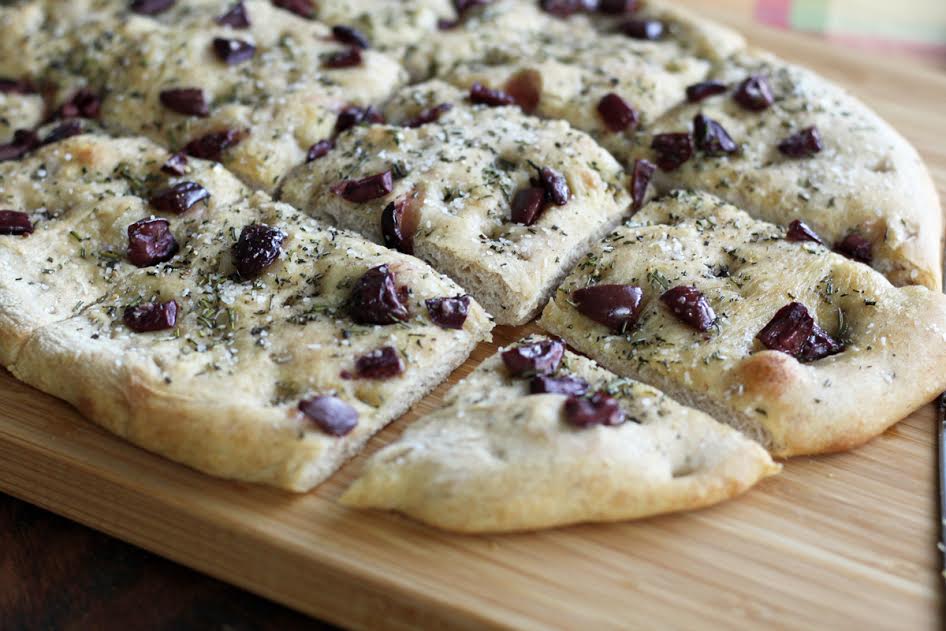 Focaccia with Olives and Rosemary - Artful Dishes